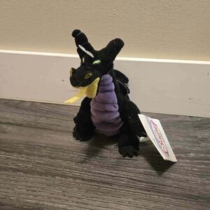 Disney Store Bean Bag sleeping Beauty Maleficent Dragon Plush
